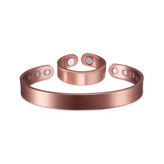 Bague Anti-Stress en Cuivre Magnétique – Accessoire Bien-Être