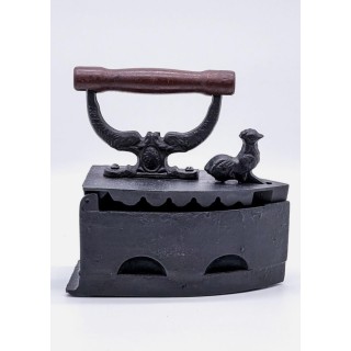 Fer ancien à braise – Pièce unique en fonte pour décoration vintage